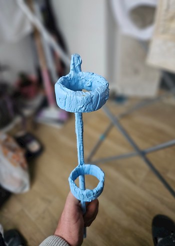 Olta tutucu iki halkalı demir - Görsel 2