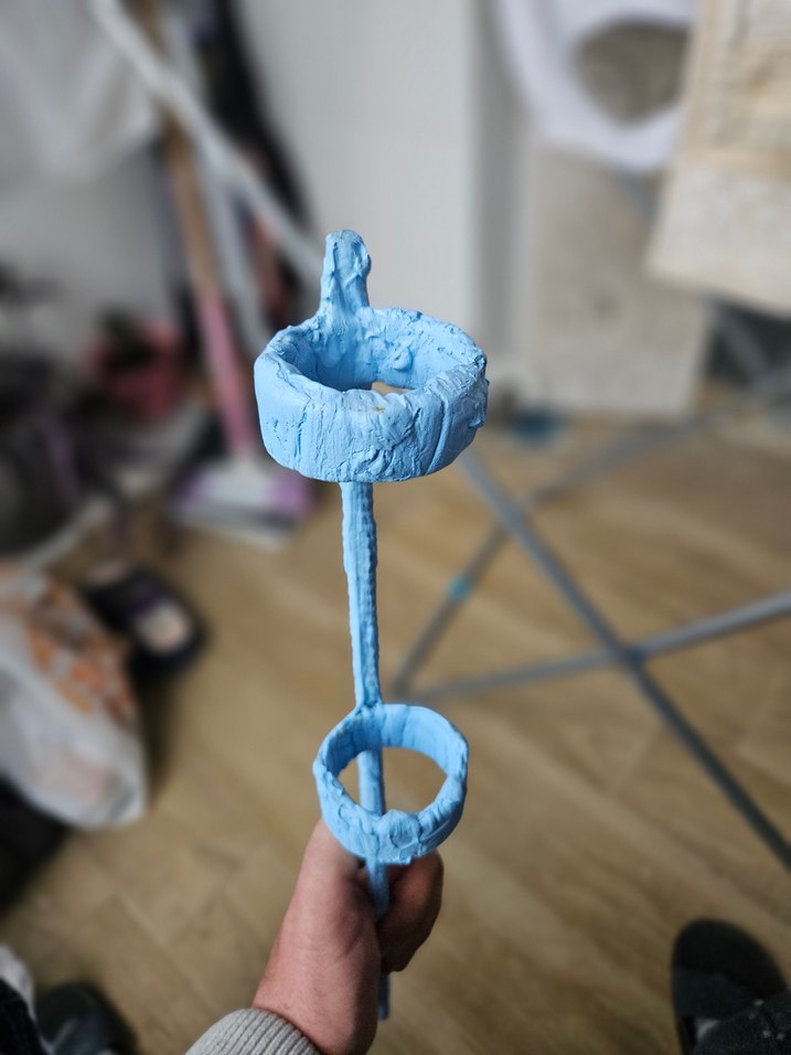 Olta tutucu iki halkalı demir - Görsel 2