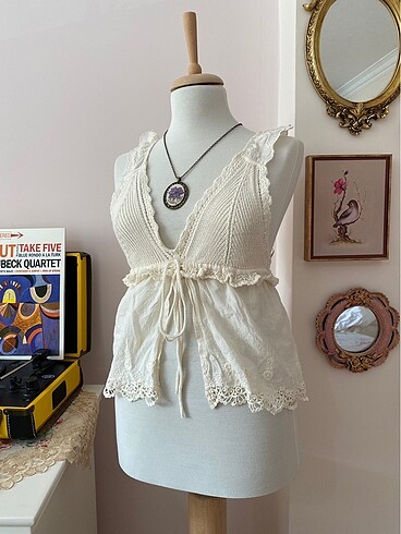 vintage boho fisto büstiyer