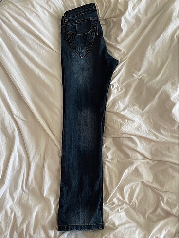 American Vintage vintage y2k cep detaylı düşük bel jean