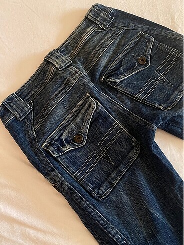 s Beden lacivert Renk diesel low rise capri jean