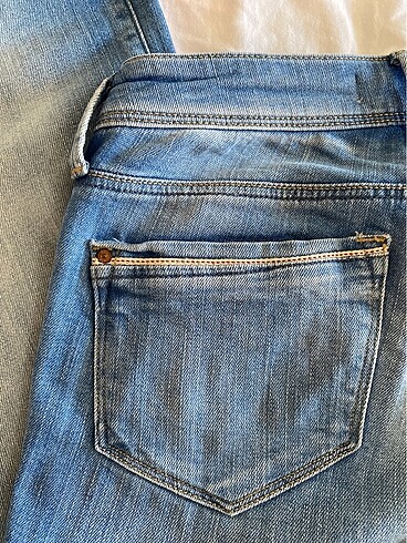 27 Beden mavi Renk bell bottom low rise jean