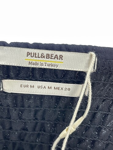 m Beden siyah Renk Pull and Bear Kısa Elbise %70 İndirimli.