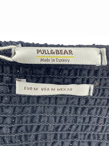 m Beden siyah Renk Pull and Bear Kısa Elbise %70 İndirimli.