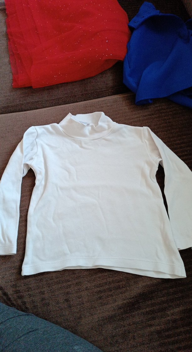 Beyaz Çocuk Uzun Kollu Atlet - Görsel 2