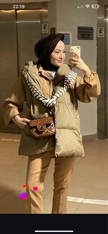 Trendyol & Milla Şişme yelek bej