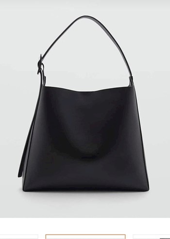 Siyah Deri Minimalist Kadın Çanta