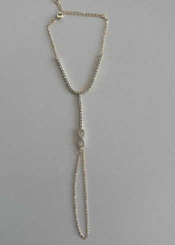 Yılan Desenli Minimalist Kadın El Zinciri - Görsel 2