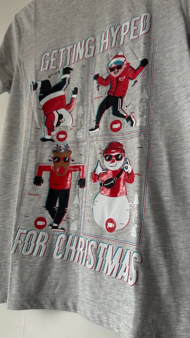 Yeniyıl Baskılı Kısa Kollu Tişört - Görsel 2