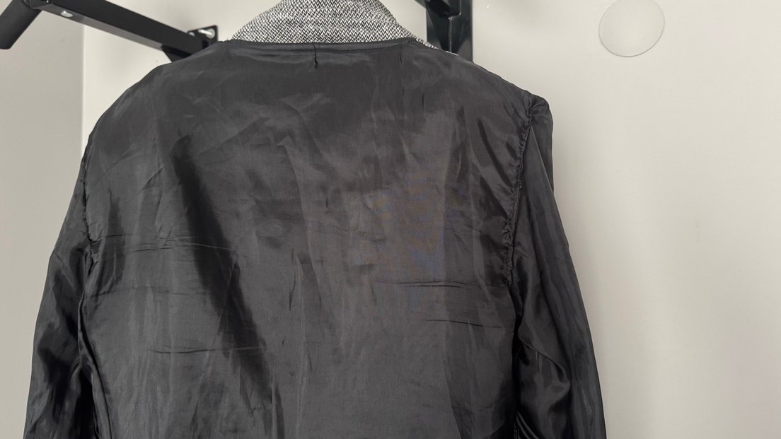 Gri Düğmeli Midi erkek Kaban - Görsel 4