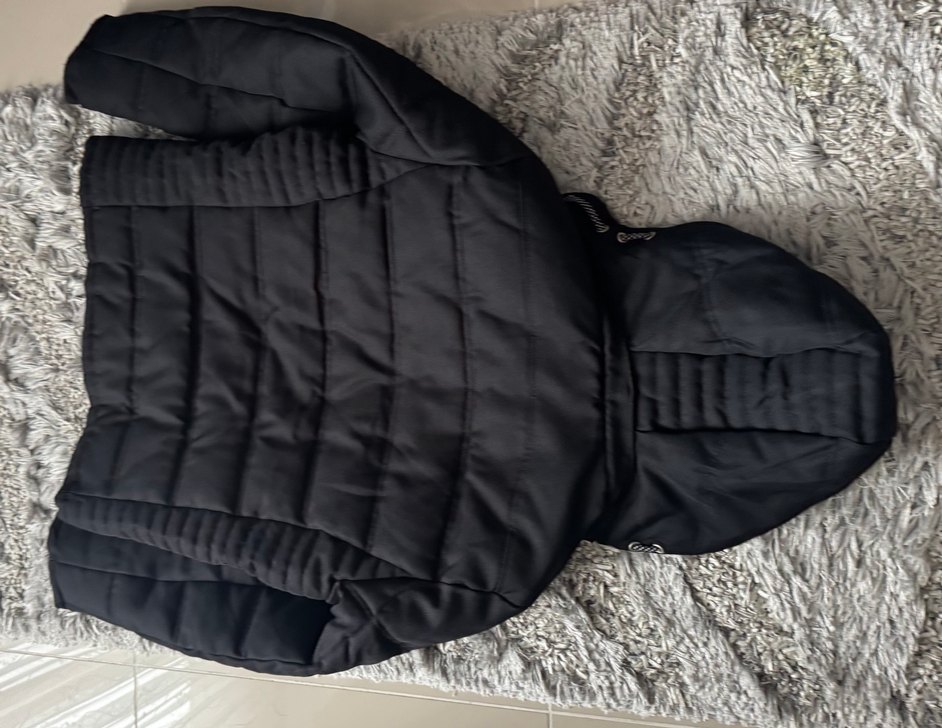 Etiketli koton kalın Erkek Mont - Görsel 3