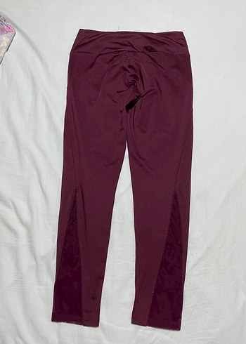 LC Waikiki Bordo Kadın Spor Tayt Midi Boy