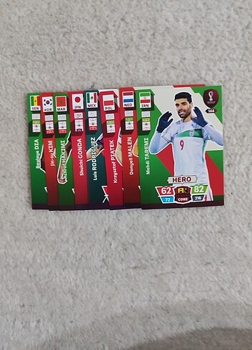 Katar 2022 Dünya Kupası futbolcu kartları