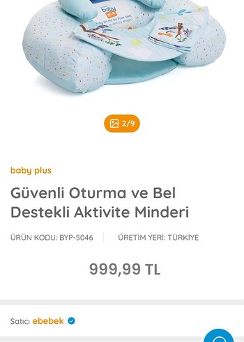 Pembe Baskılı Hamile ve Emzirme Yastığı - Görsel 4