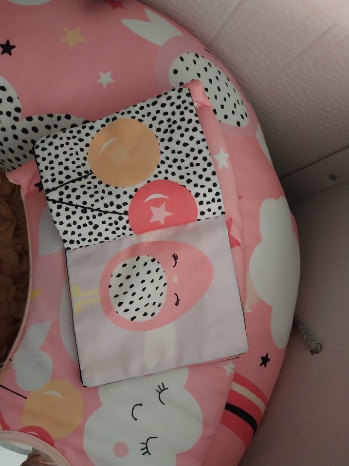 Pembe Baskılı Hamile ve Emzirme Yastığı - Görsel 2