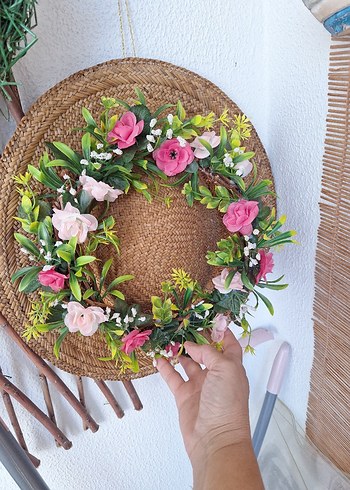 Zara Home cıvıl cıvıl yapay Bahar çelengi
