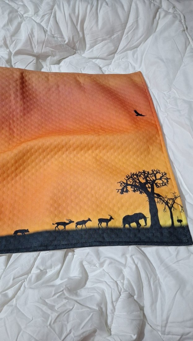 Safari desenli yastık kılıfı - Görsel 2