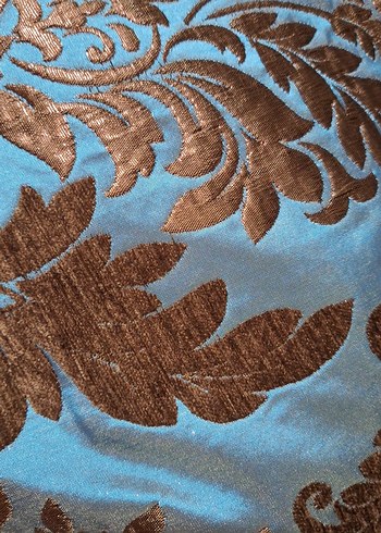 Parlak Kahverengi Desenli Minder Kılıfı - Görsel 3