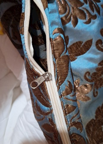 Parlak Kahverengi Desenli Minder Kılıfı - Görsel 4