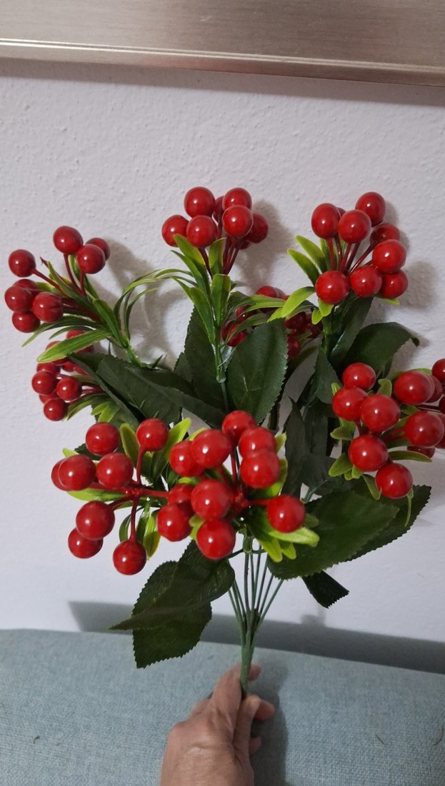 72 adet kokinalı 8 dallı yılbaşı çiçeği - Görsel 3