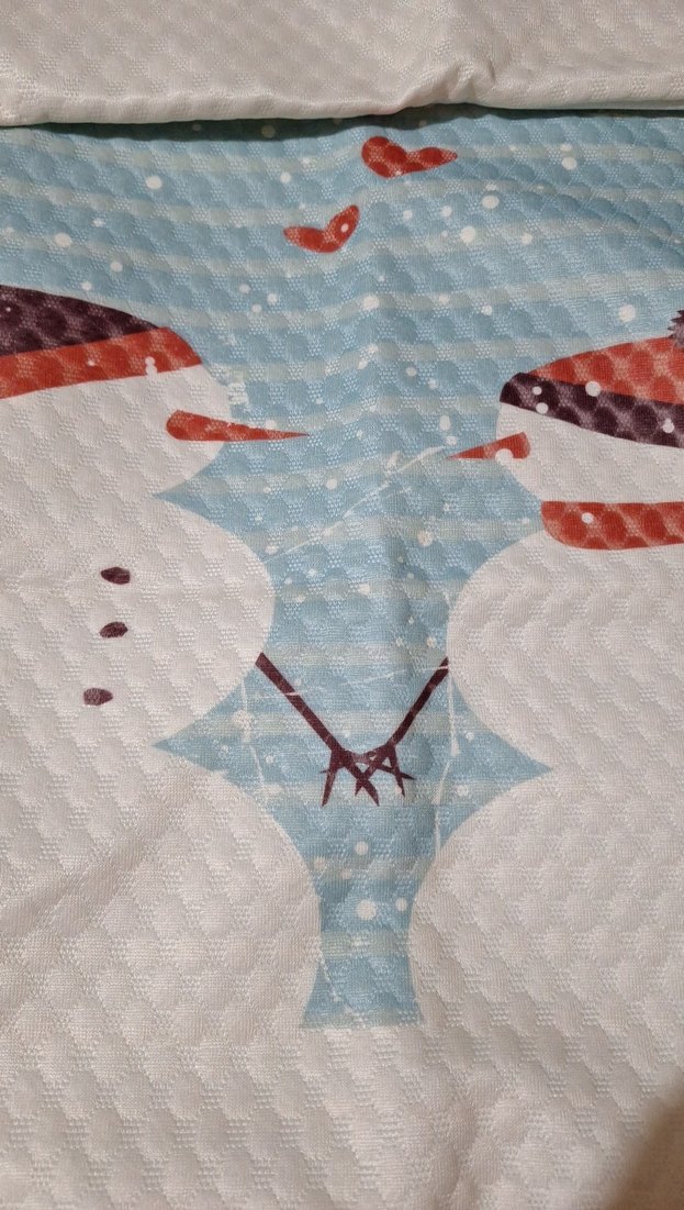 2 adet kış temalı kardan adamlı yastık kılıfı - Görsel 2