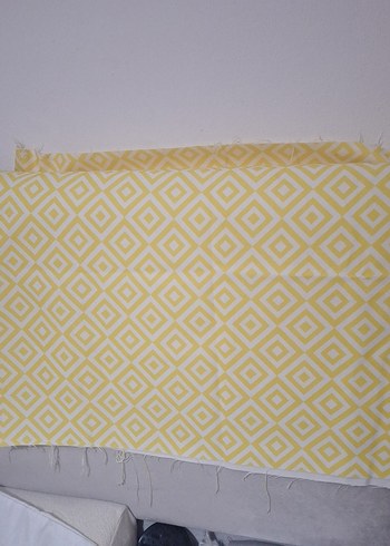 Sarı Kareli runner veya kırlent dikilebilir - Görsel 3