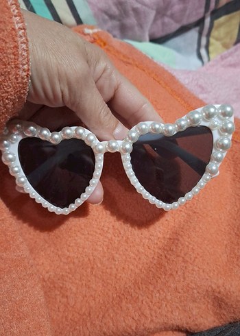 İnci Detaylı Beyaz Parti Gözlüğü - Görsel 5