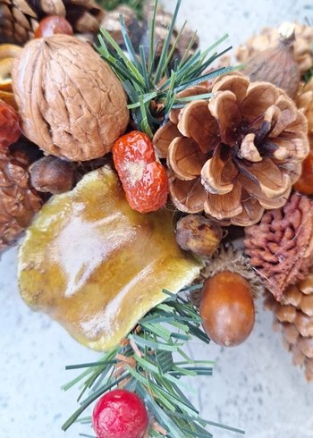 Renkli Kahverengi Doğal Kapı Çelengi - Görsel 3