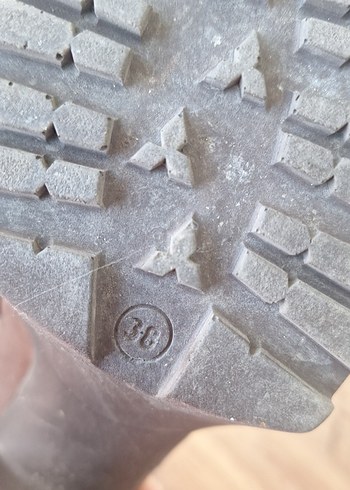 Kahverengi Deri Platform Topuklu Kadın Bot - Görsel 4