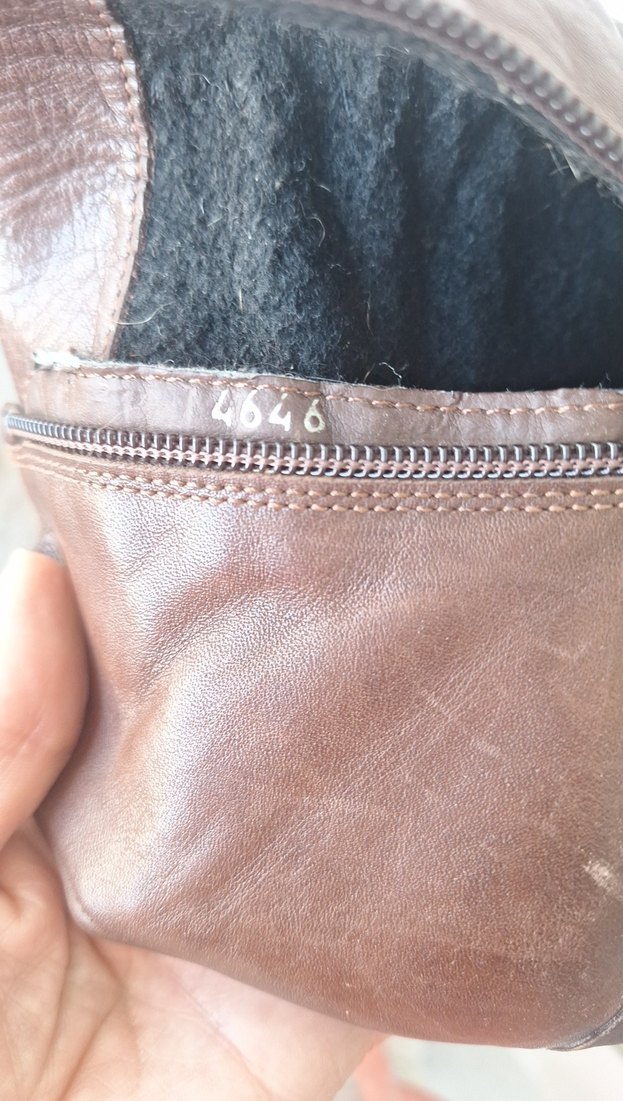 Kahverengi Deri Platform Topuklu Kadın Bot - Görsel 5