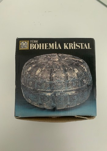 Bohem Kristal Kapaklı şekerlik