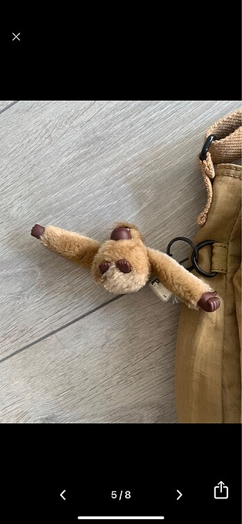 Beden camel Renk Kipling az kullanılmış canta