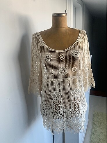 Zara?s/m uyumlu 3/4 kol dantel