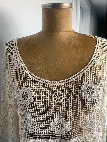 Zara Zara?s/m uyumlu 3/4 kol dantel
