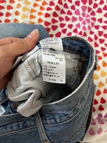 36 Beden mavi Renk Levis premium kot