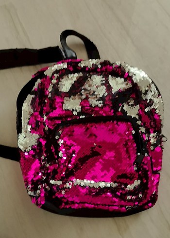 Pullu ve Unicorn Desenli Çocuk Sırt Çantası 2'li