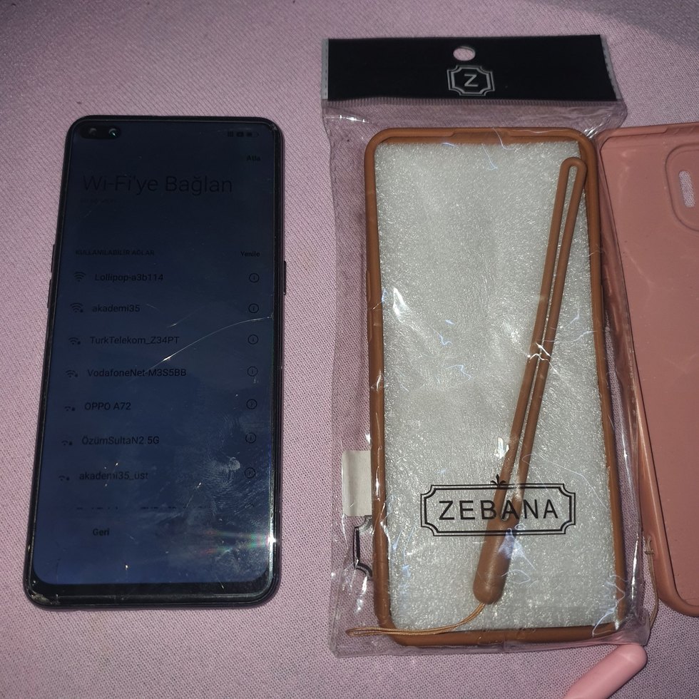 Bej OPPO Reno4 Lite Android Telefon - Görsel 2
