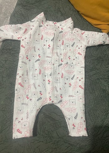 Uzun Kollu, Yüksek Yakalı Erkek Bebek Tulum