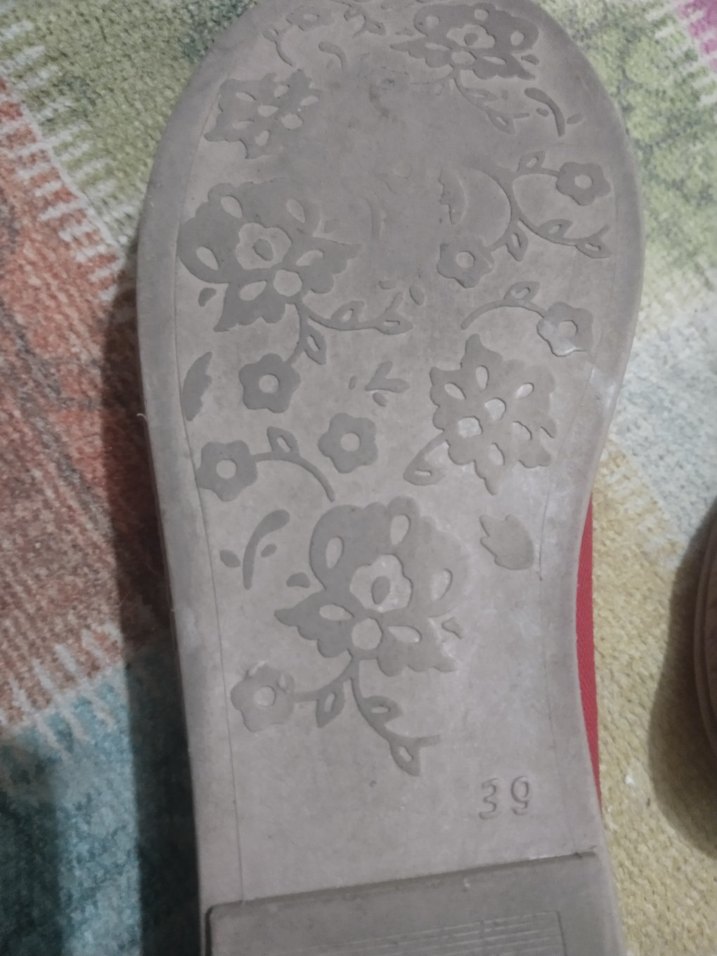 39 numara kırmızı babet - Görsel 2