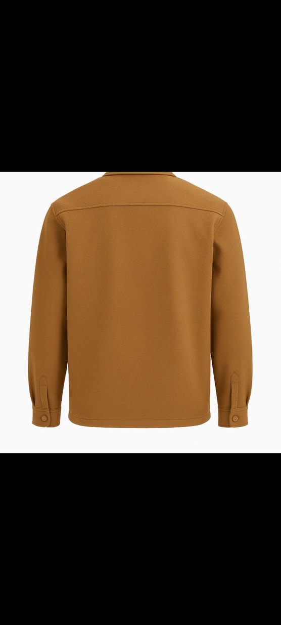 De Facto Bej Düğmeli Erkek Overshirt - Görsel 2