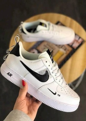 Nike Air Force Tm Beyaz Bagcikli Stiletto Topuklu Sneakers