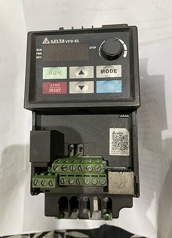 Delta VFD007EL21A monafaze 0.75kw motor sürücü inverter