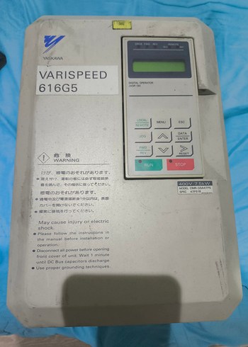 Omron yaskawa 7.5kw motor sürücü inverter