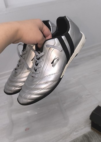 Gri Erkek Futbol Ayakkabısı Velcro Bantlı - Görsel 3