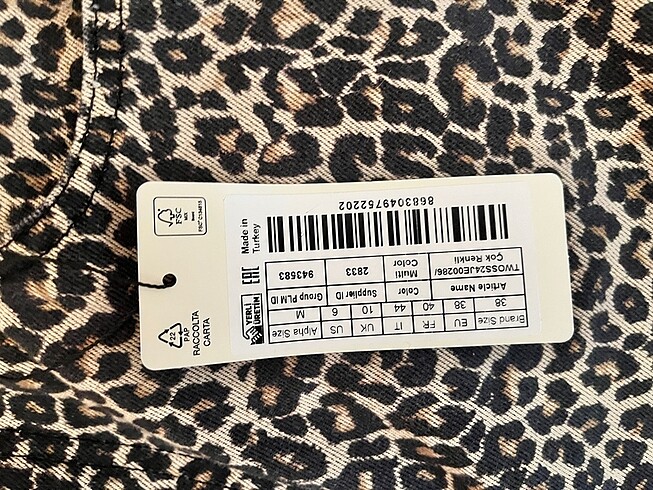 m Beden çeşitli Renk Leopar Jean