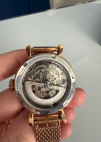  Beden altın Renk Hislon Modern Klasik Kadın Rose Saat
