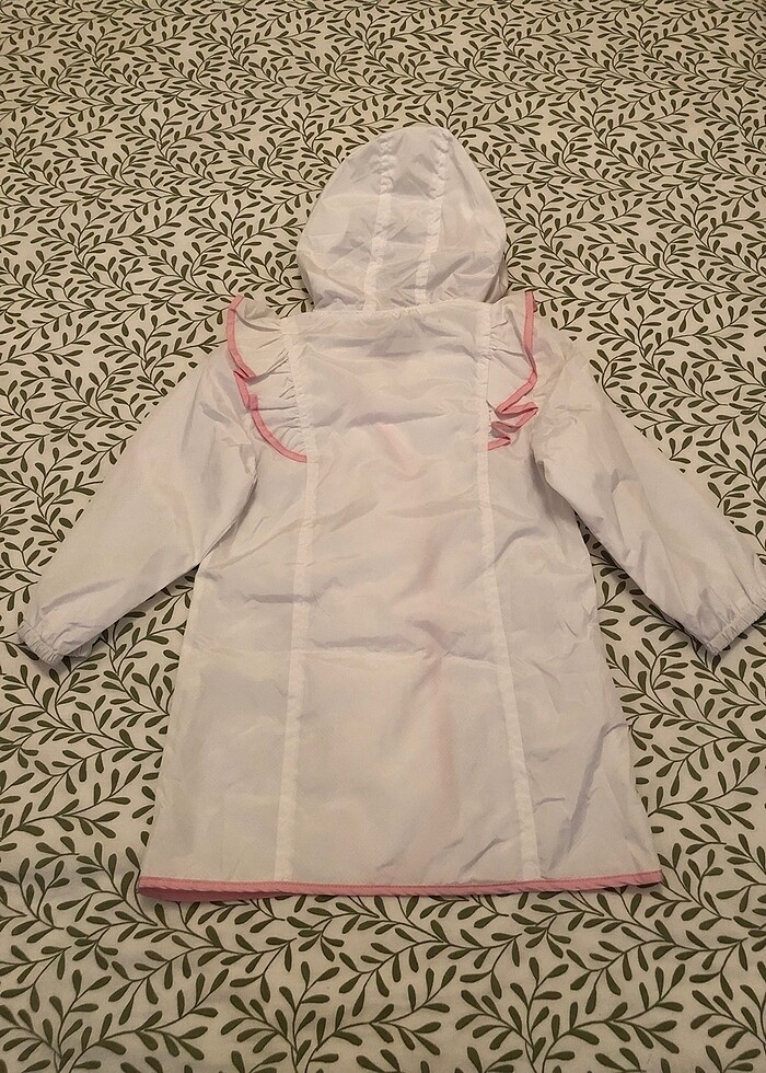 Etiketli Kız Çocuk Yağmurluk - Görsel 3