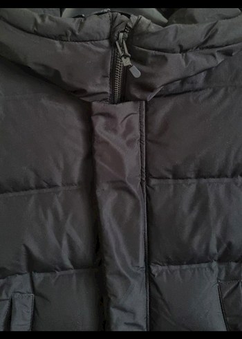 Erkek Çocuk Siyah Kapüşonlu Kaban - Görsel 6