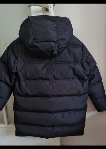 Erkek Çocuk Siyah Kapüşonlu Kaban - Görsel 8