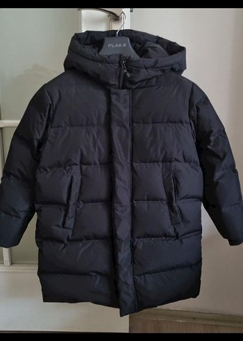 Erkek Çocuk Siyah Kapüşonlu Kaban - Görsel 5